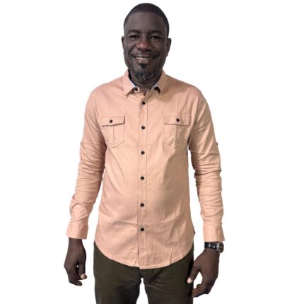 Chemises Homme 2 poche Manche Longgue