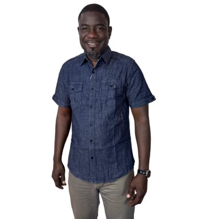 Chemise en Jean pour Homme Manche Courte