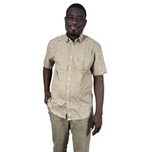 chemise à rayures homme Dakar 100 % coton