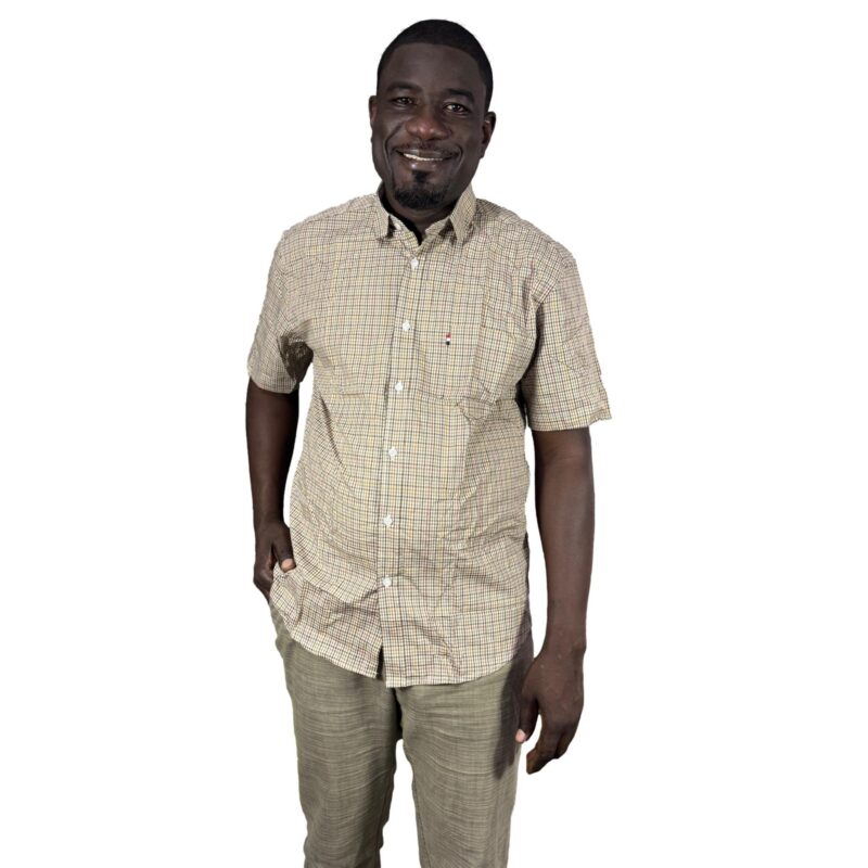 chemise à rayures homme Dakar 100 % coton