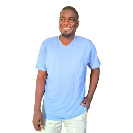 T-shirt Col V Grande Taille Stretch
