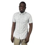 Chemise manches courtes homme Slim Fit Teddy Scares 100 % coton