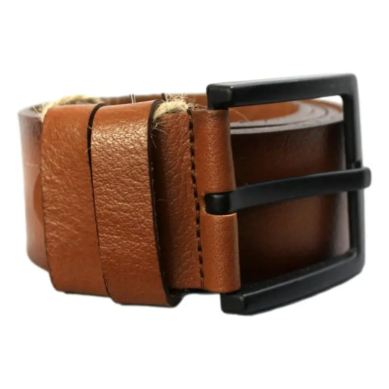 Ceinture Simple Maron Foncée