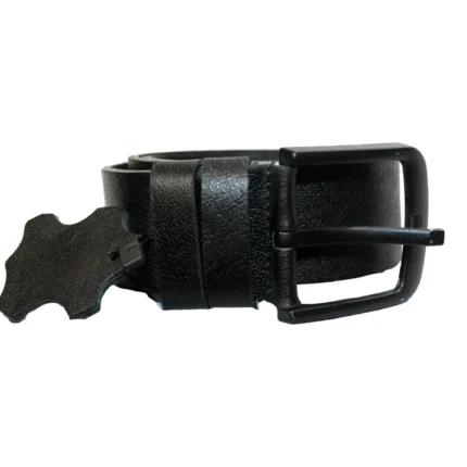 Ceinture Homme en Cuir Noir