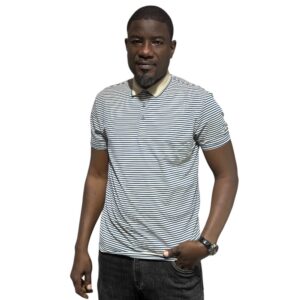 polo homme Dakar coton polyester gris"