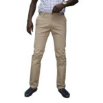 Pantalon homme kaki beige clair