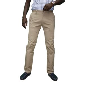 Pantalon homme kaki beige clair