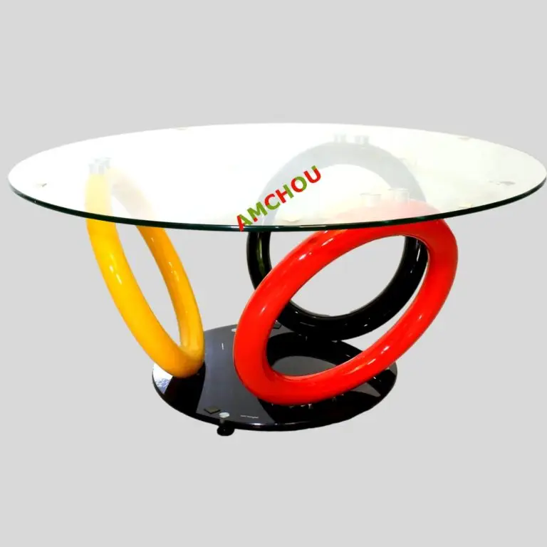 Table Basse Rond En verre