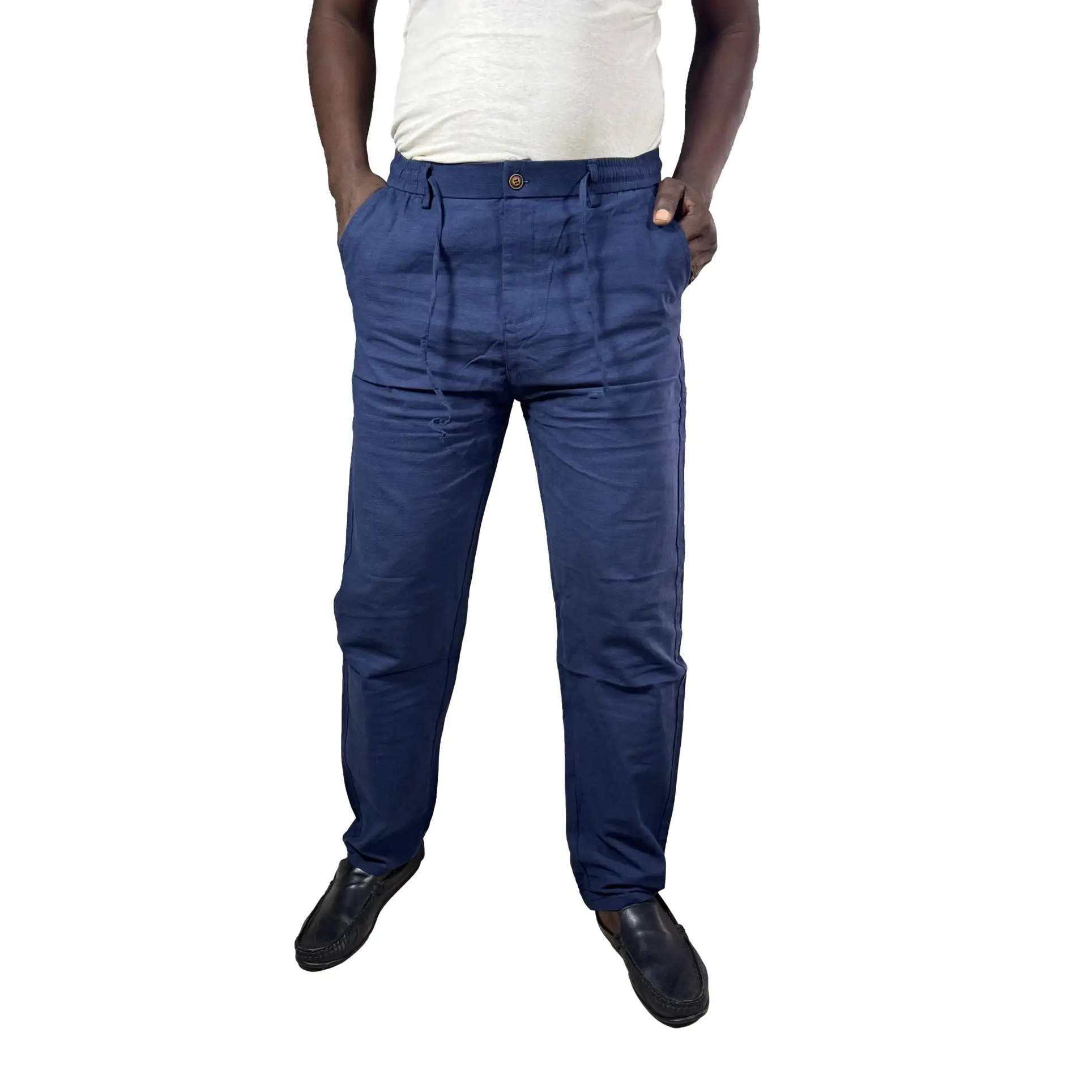 Pantalon Lin Pour Homme Sénégal style chic et confortable pantalon en lin pour homme Sénégal style chic et confortable