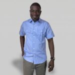 Chemise Kaki 2 Poche à Manches Courtes 