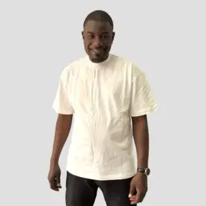 T-shirt homme coton 100% doux et respirant Sénégal