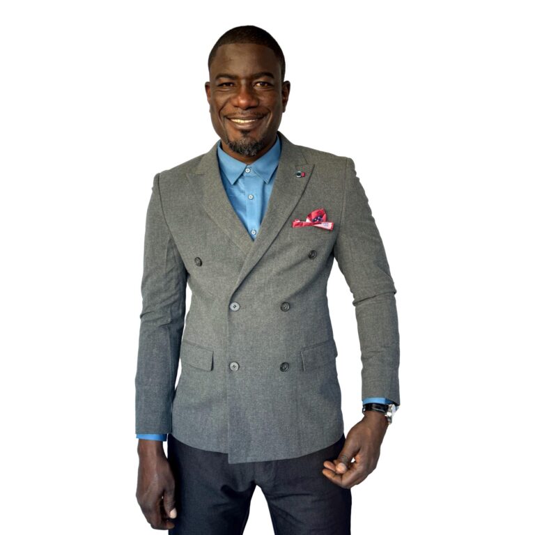 Veste croisée homme 2 bouton