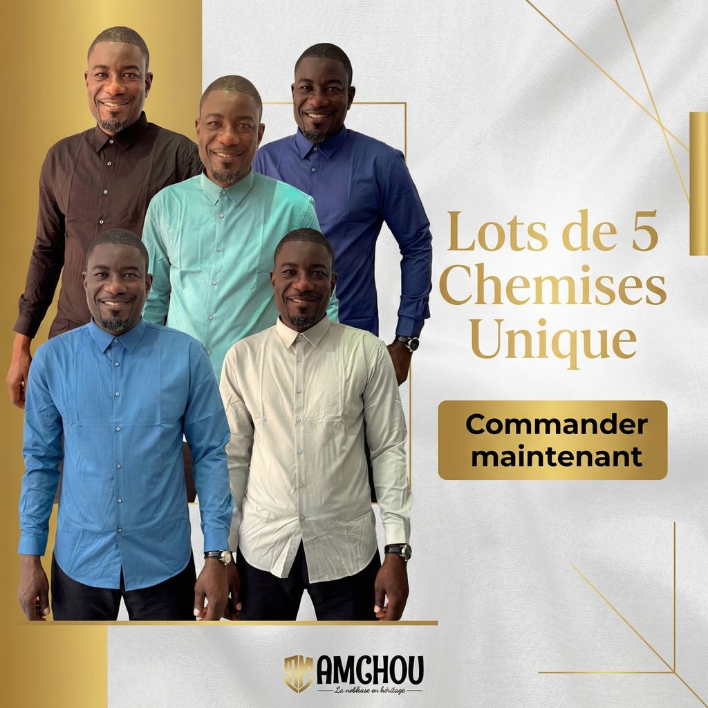 Profitez de ce lot exclusif AMCHOU pour allier confort,