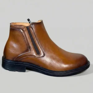 Bottes homme cuir Sénégal 2 Bottes homme cuir marron clair confortables et robustes – AMCHOU Dakar Sénégal
