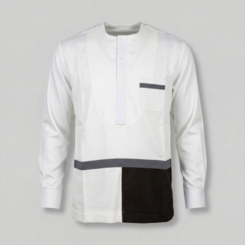 Chemise Africaine Homme Élégante Manche Longue