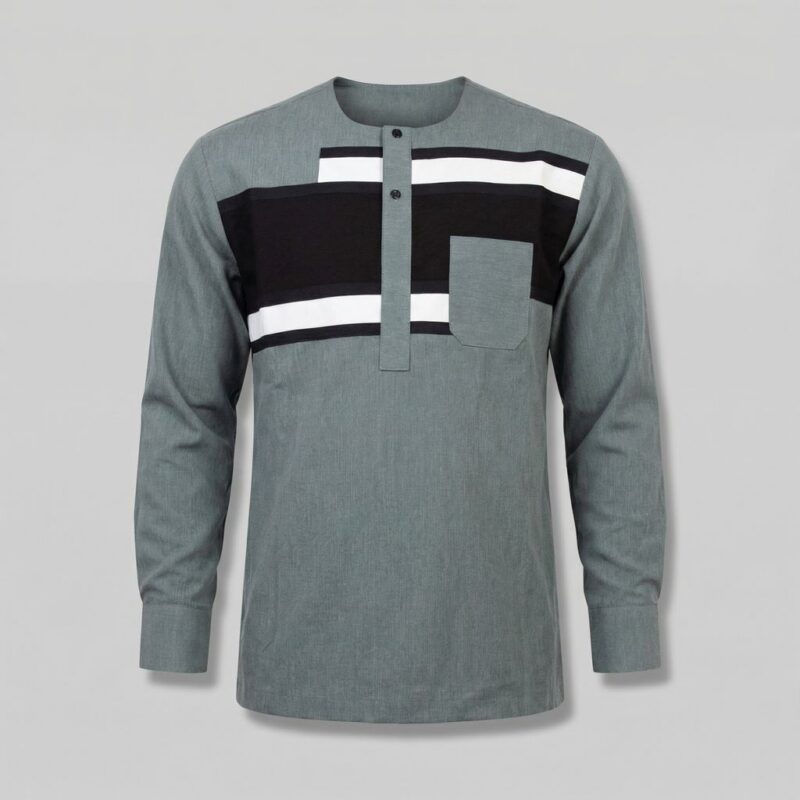 Chemise Africaine Homme Manche Longue 