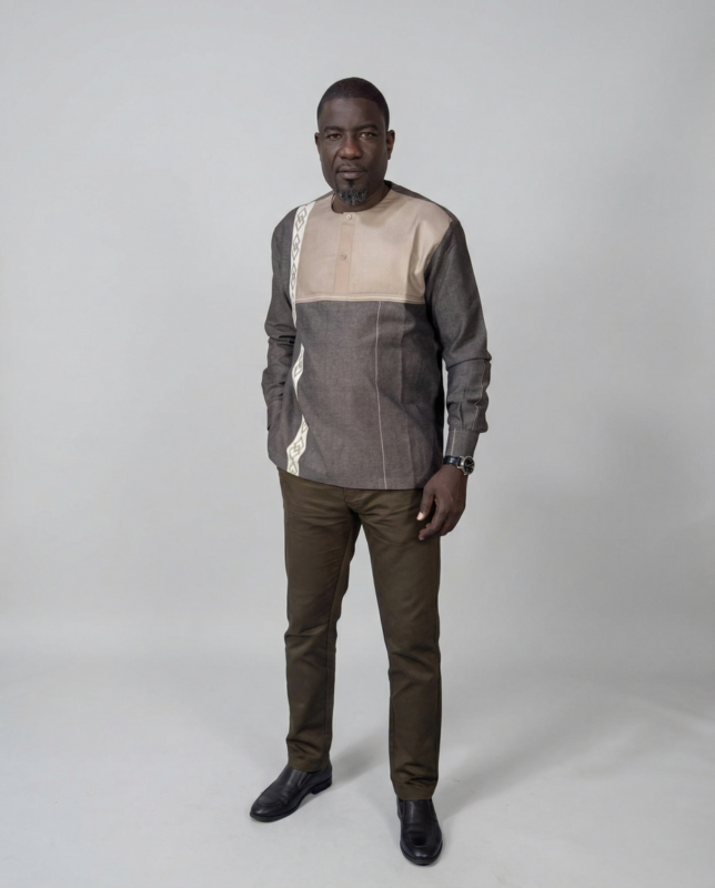 dashiki homme Dakar tenue africaine traditionnelle brodée