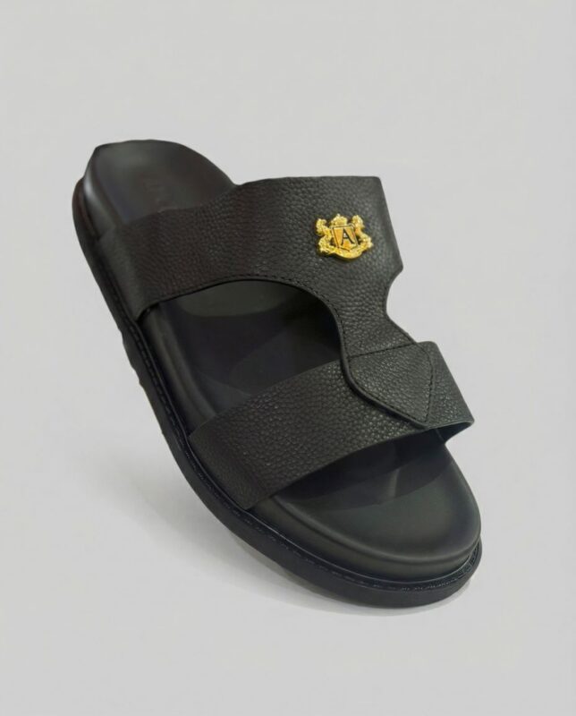 Sandale en Cuir avec Talon pour Homme