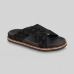 Sandale en Cuir et Daim pour Homme