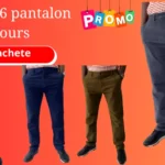 Lots de 6 pantalons kaki pour homme