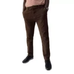 Pantalon Kaki Velours Homme