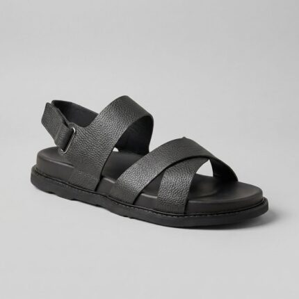 Sandale Claquette Homme en Cuir 