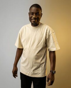 t-shirt coton homme blanc AMCHOU Sénégal