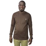 t-shirt manches longues coton AMCHOU mode homme Dakar Sénégal
