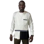 Chemise Africaine de couleur beige