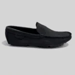 Mocassin en Daim Noir