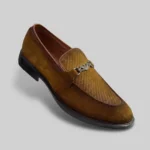 Mocassin en daim perforé – Image 2