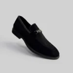 Mocassin en daim perforé